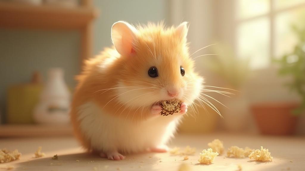 3가지 매력을 가진 페디그리 햄스터, 애정이 넘치는 친구