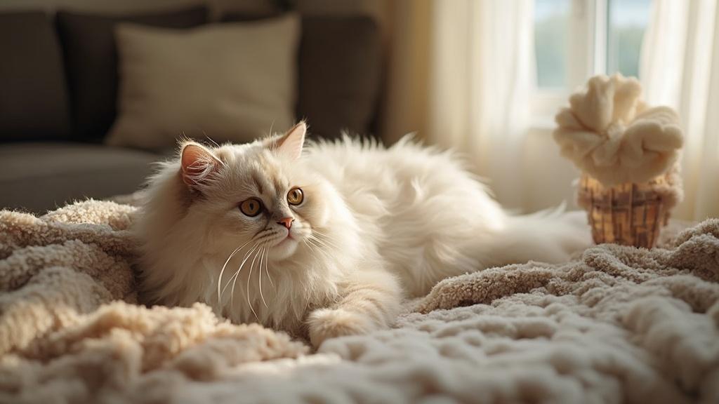 페르시안 고양이의 5가지 부드러운 매력과 관리법