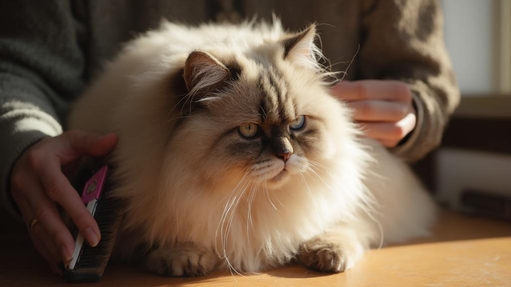 페르시안 고양이의 5가지 부드러운 매력과 관리법