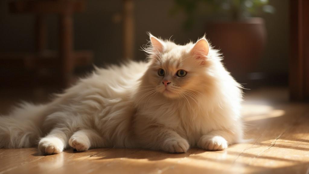 페르시안 고양이의 5가지 부드러운 매력과 관리법