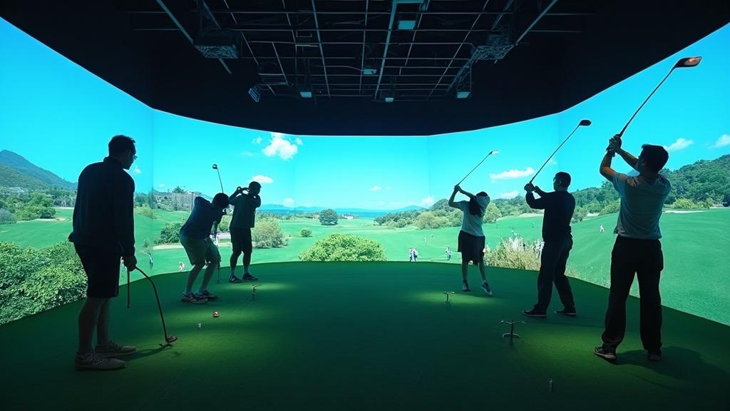 브라보 스크린 골프의 매력적인 세상으로 빠져보세요