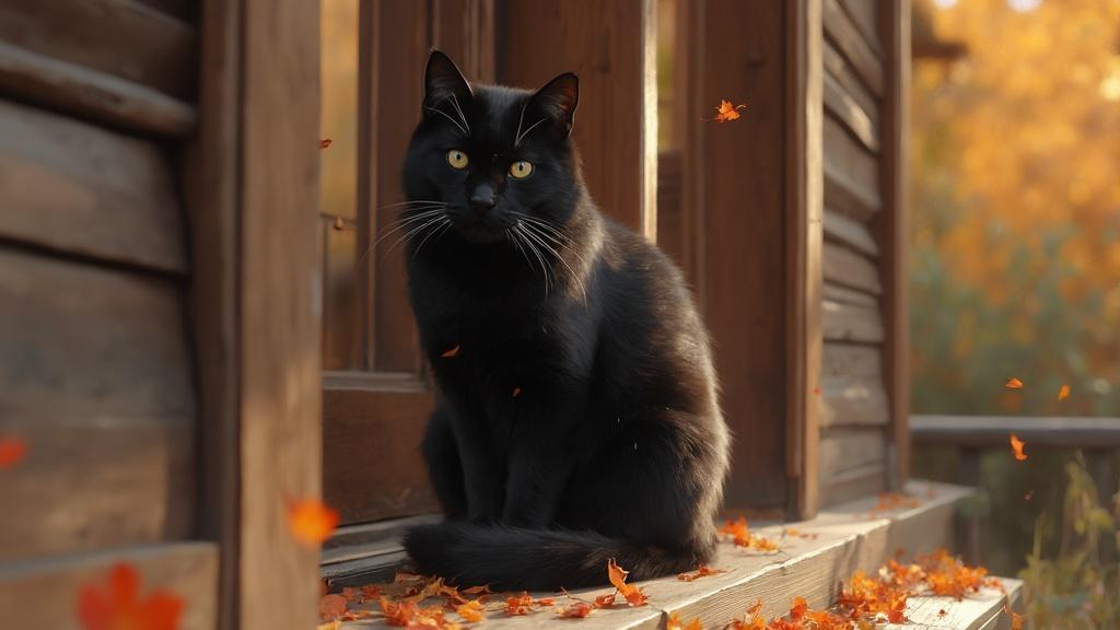 검은 고양이 품종 5가지의 매력적인 발견