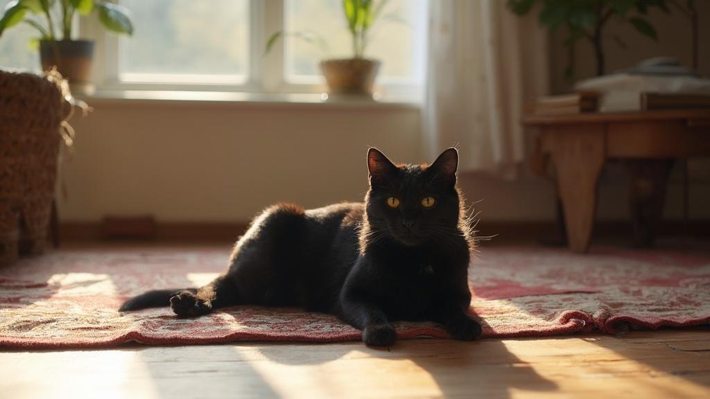 검은 고양이 품종 5가지의 매력적인 발견