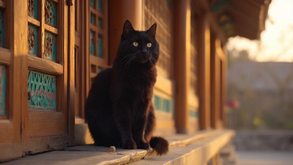 검은 고양이 품종 5가지의 매력적인 발견