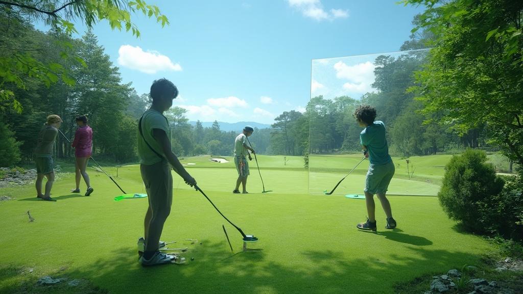 5가지 매력적인 야외 스크린골프 체험의 즐거움