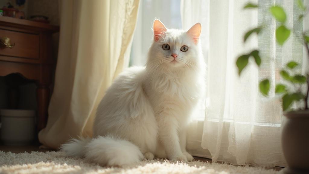 흰색 고양이의 매혹적인 유전적 비밀 5가지 공개