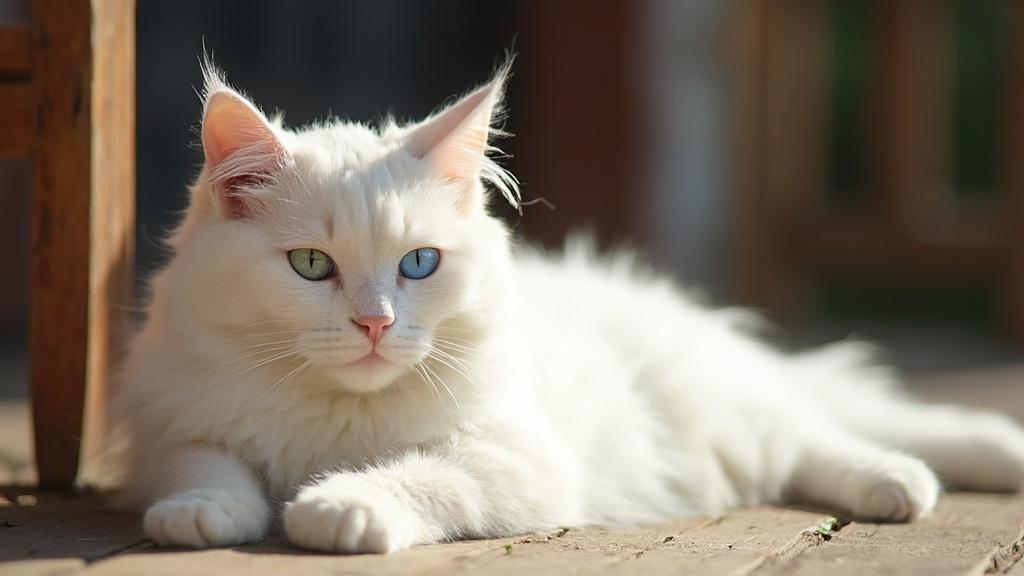흰색 고양이의 매혹적인 유전적 비밀 5가지 공개