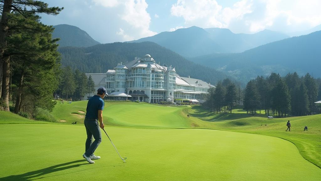 알펜시아700의 세계 명문 골프장 체험 방법