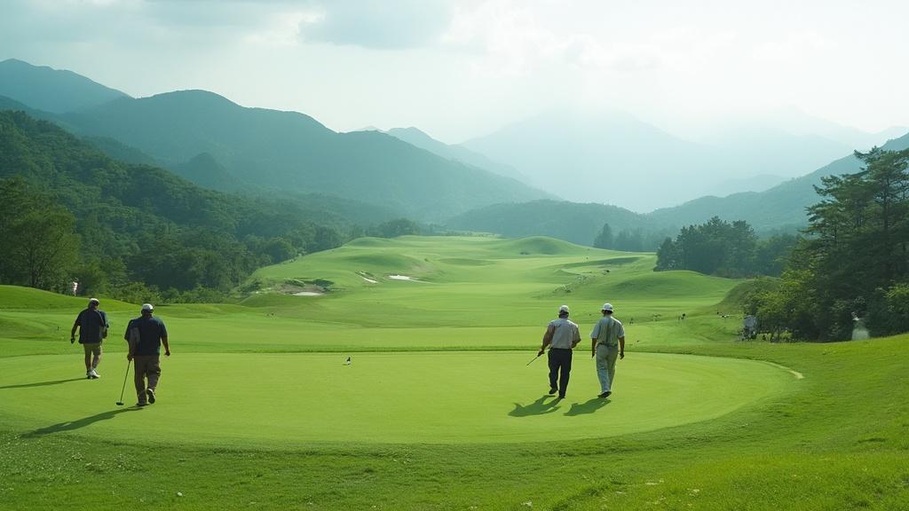 알펜시아700의 세계 명문 골프장 체험 방법