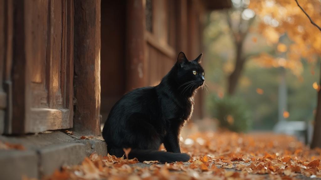검정고양이의 5가지 신비로운 매력과 상징 탐구하세요