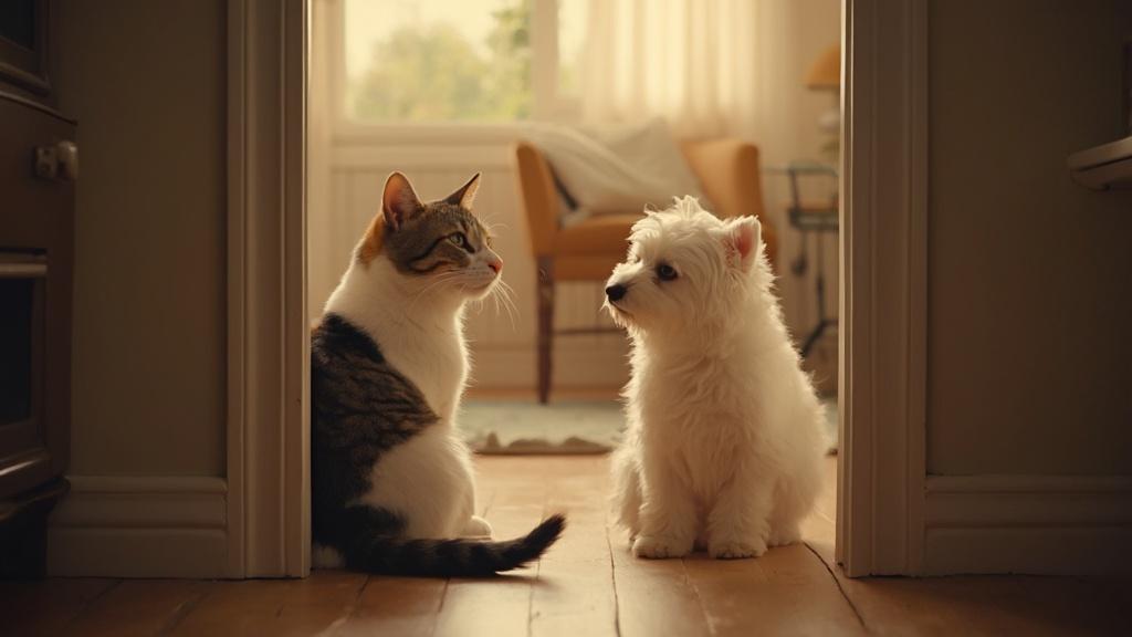 고양이 강아지의 천사 같은 매력을 탐구하다