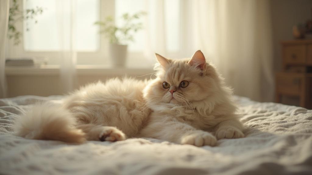 페르시안 고양이의 매력적인 외모와 성격 탐구