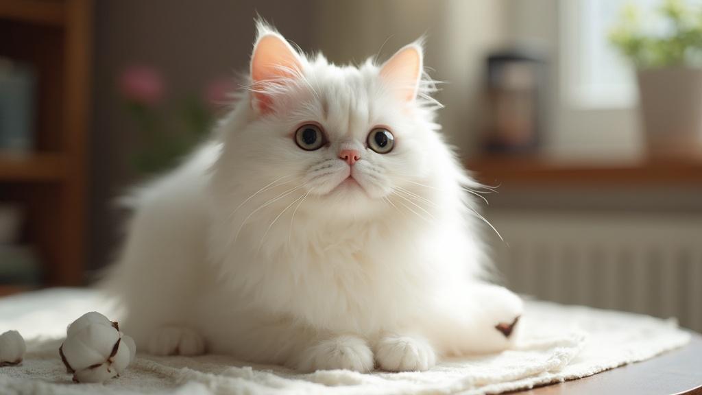 페르시안 고양이의 매력적인 외모와 성격 탐구