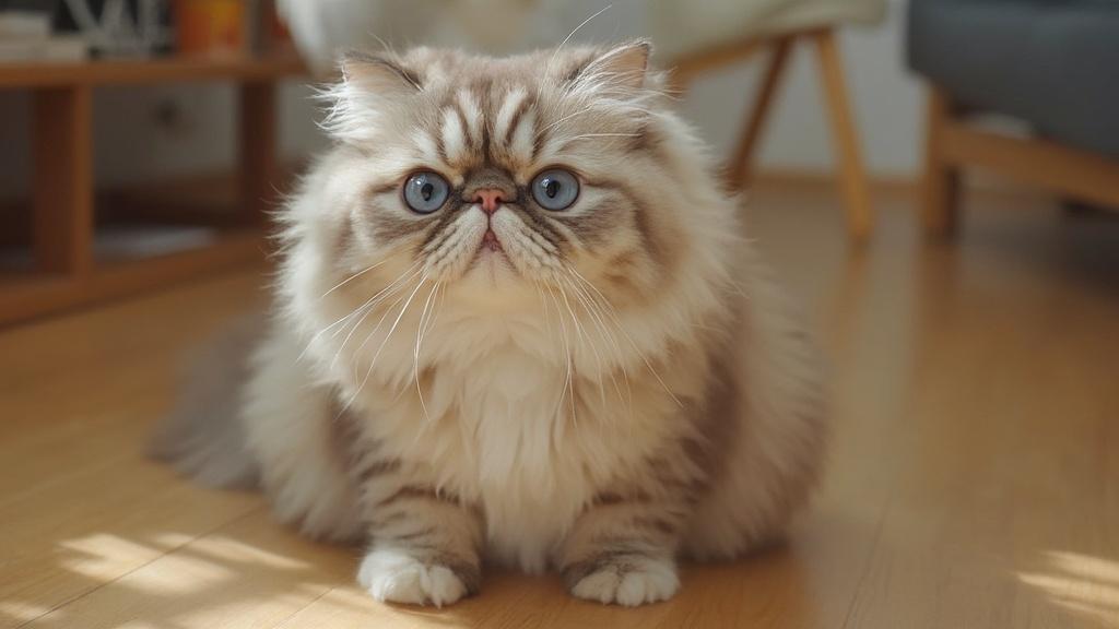 페르시안 고양이의 매력적인 외모와 성격 탐구