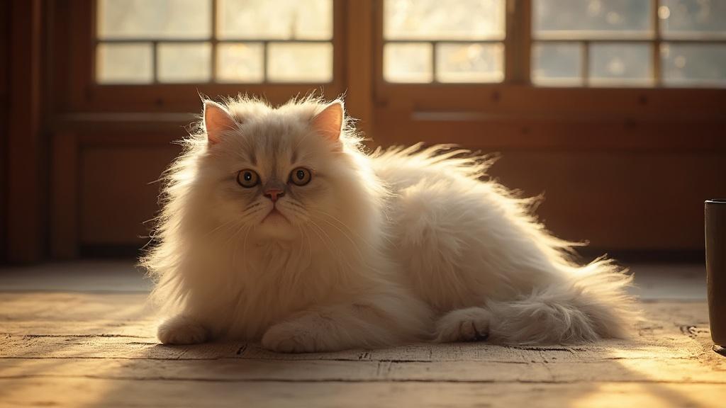 페르시안 고양이의 매력적인 외모와 성격 탐구