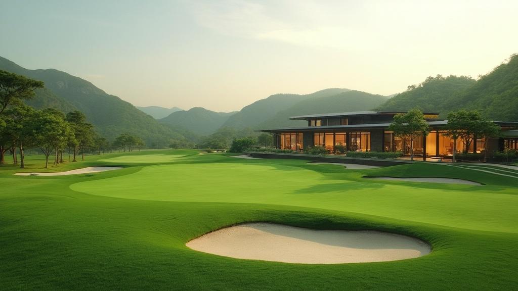 다산베아채 컨트리클럽의 매력적인 리조트와 골프 코스 탐방