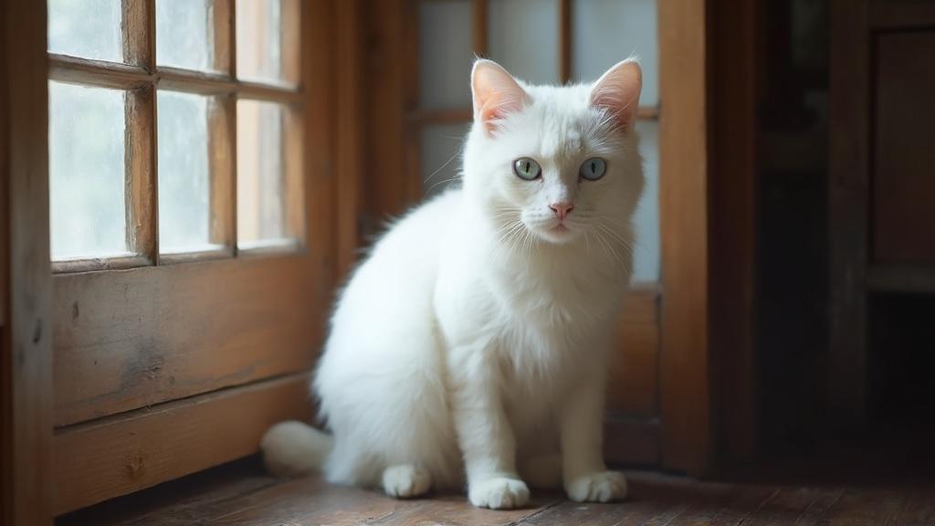 하얀색 고양이의 희귀한 매력과 유전자 탐험