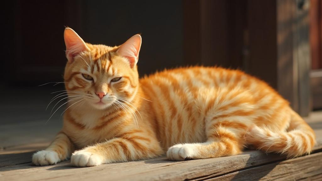 5가지 치즈 태비 고양이의 사랑스러운 매력