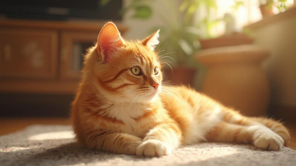 5가지 치즈 태비 고양이의 사랑스러운 매력