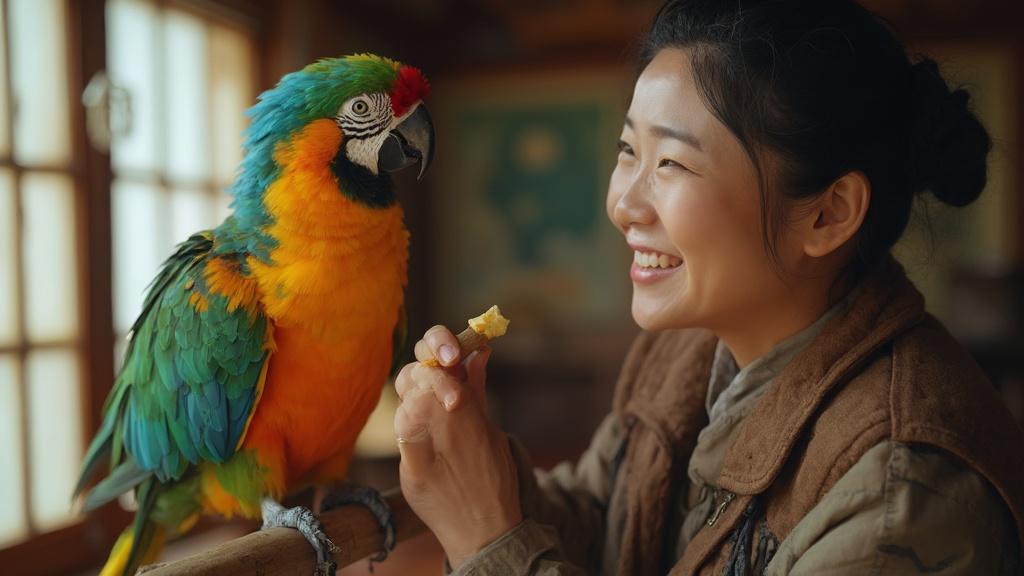 말하는 앵무새의 창의적 언어 능력과 놀라운 뇌 비밀