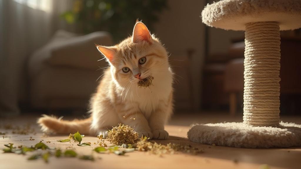 캣닢의 놀라운 효과로 고양이 스트레스 완화하기