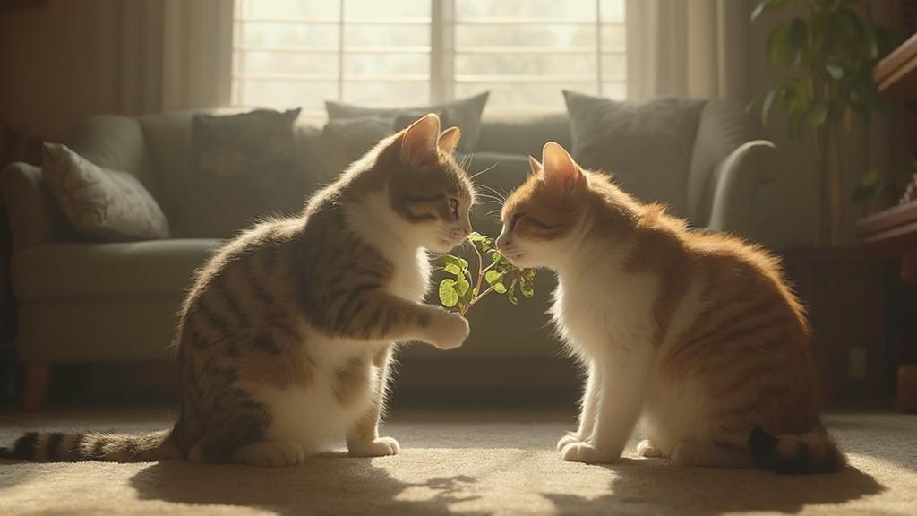 캣닢의 놀라운 효과로 고양이 스트레스 완화하기