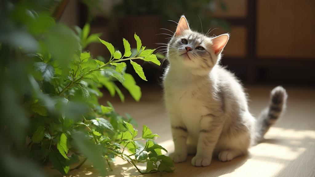 캣닢의 놀라운 효과로 고양이 스트레스 완화하기