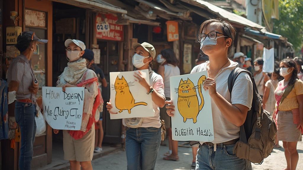 고양이의 운명, 모란시장에서 벌어지는 충격적 현실