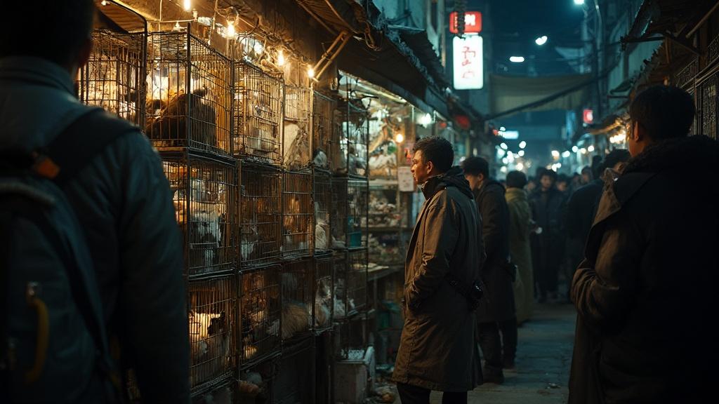 고양이의 운명, 모란시장에서 벌어지는 충격적 현실