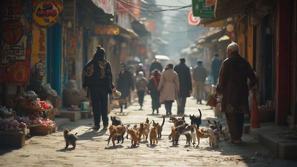 고양이의 운명, 모란시장에서 벌어지는 충격적 현실