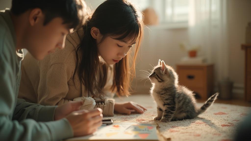 작은 고양이의 매력, 1인 가구에게 완벽한 반려묘