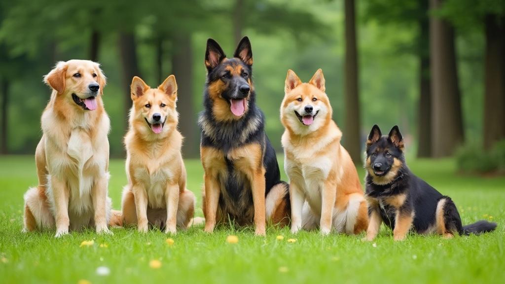 대형 강아지 종류의 매력적인 세계로 당신을 초대합니다