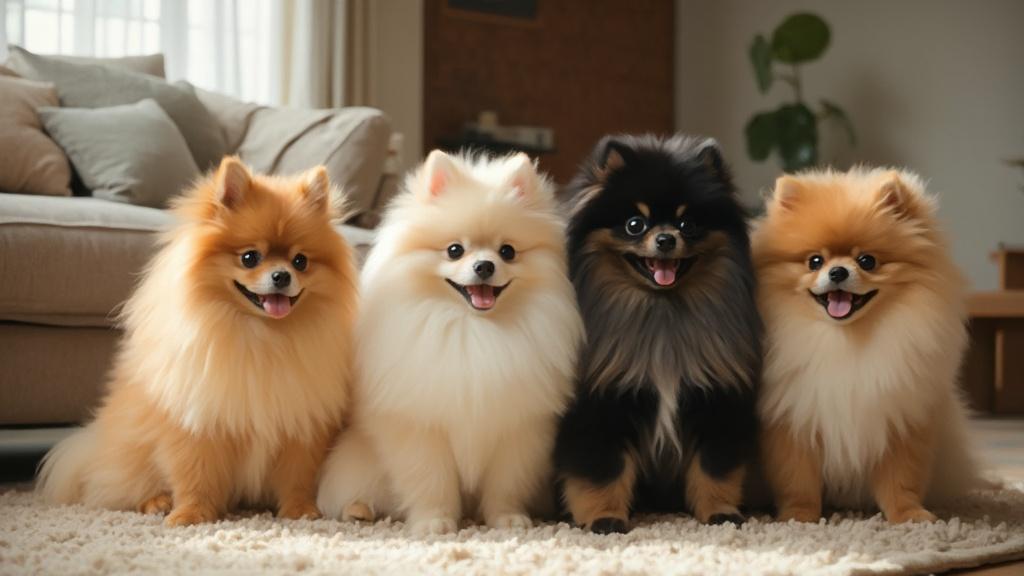 10가지 매력적인 포메라니안 종류와 색상 탐험