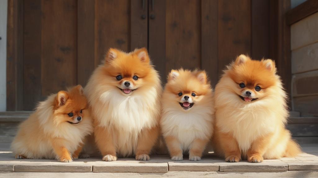 10가지 매력적인 포메라니안 종류와 색상 탐험