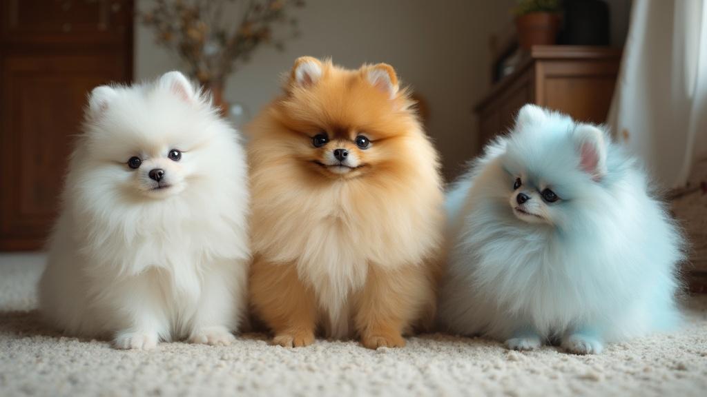 10가지 매력적인 포메라니안 종류와 색상 탐험