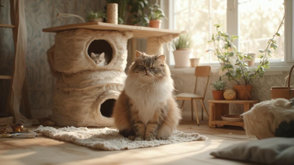 고양이 놀이터의 필수 구성 요소와 설치 팁