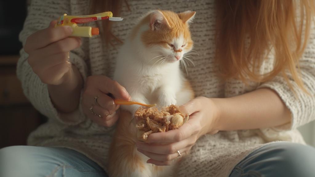 5단계로 배우는 고양이 양치질, 건강한 미소 만들기!